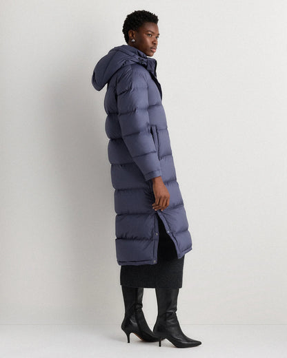 Responsible Down Long Puffer Jacket - XS / Black