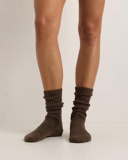 Cashmere Trouser Sock - XS/S / Ivory