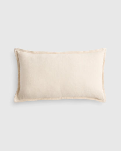 European Linen Flange Edge Pillow Cover - 20x20 / Nightfall
