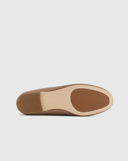 Italian Leather Horsebit Loafer - 5 / Coffee Bean