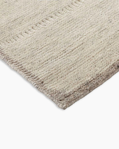 Wynona Hand-Knotted Wool Rug - 5' x 7'6" / Beige