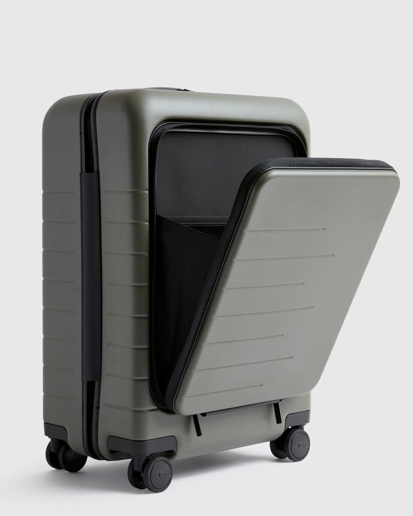 Front Pocket Carry-On Suitcase - One Size / Lavender