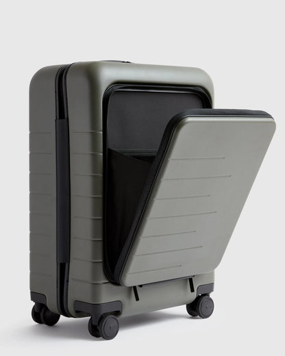 Front Pocket Carry-On Suitcase - One Size / Lavender