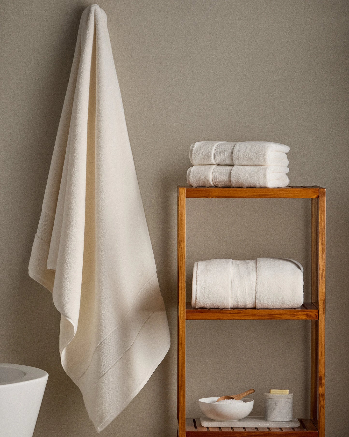 Classic Organic Turkish Cotton Bath Sheet Bundle (4 pieces) - One Size / White