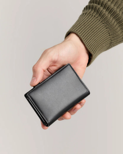 Italian Leather RFID Card Holder - One Size / Hickory
