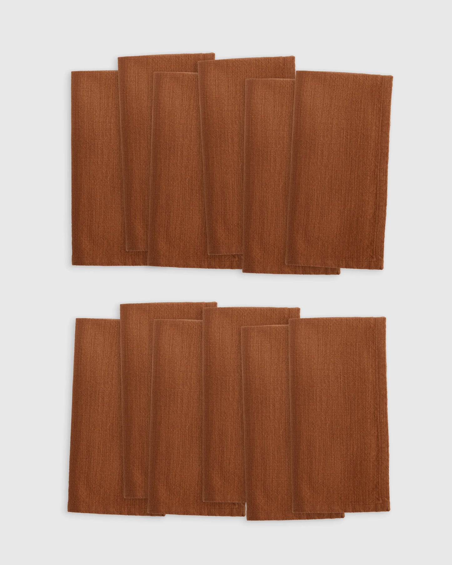 Organic Cotton Napkins (Set of 12) - One Size / Terracotta