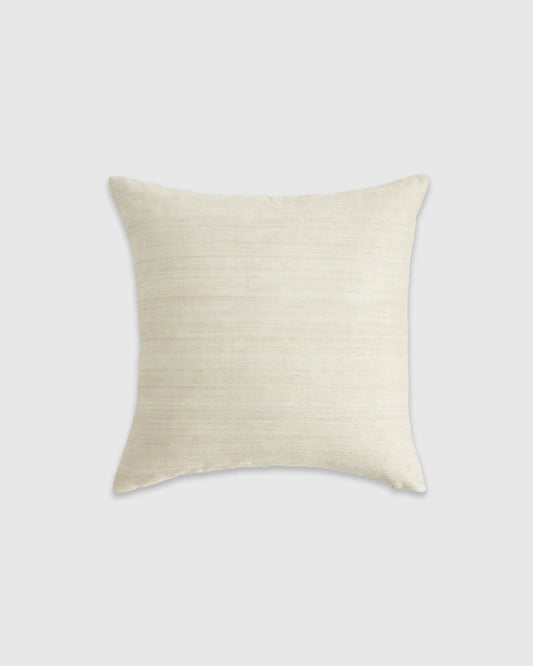 Raw Silk Pillow Cover - 20x20 / Ivory