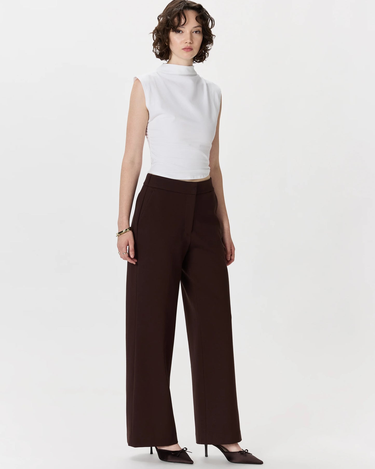 Ultra-Stretch Ponte Trouser - 0 / Navy