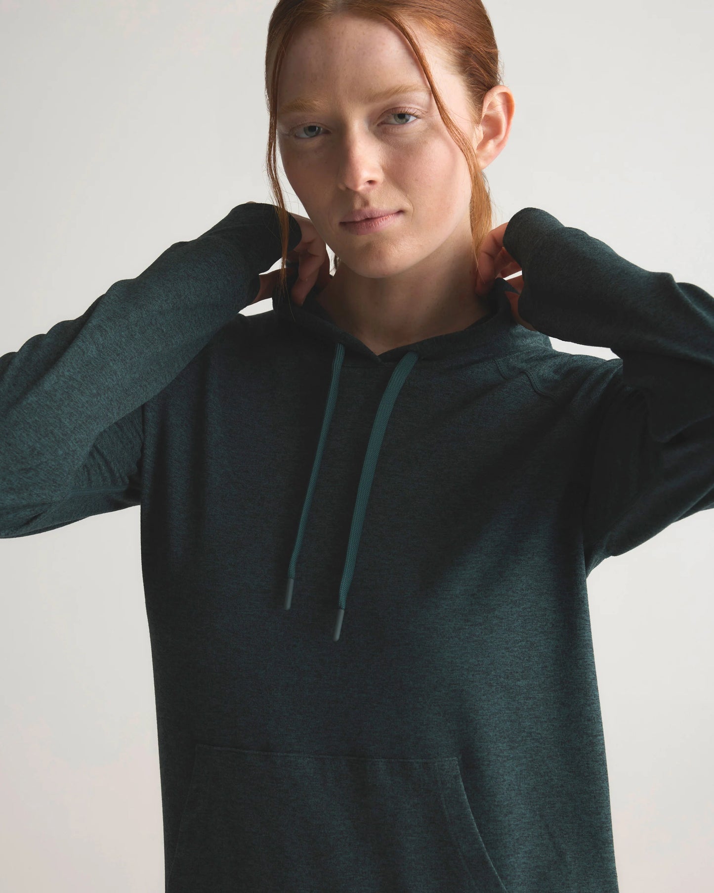 Flowknit Pullover Hoodie - XS / Heather Navy
