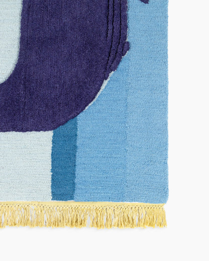 Playful Animals Hand-Tufted Wool Rug - 3' x 5' / Bear