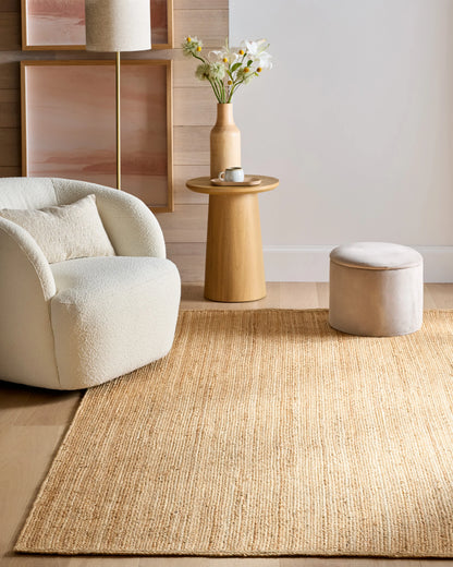 Sol Hand-Braided Jute Rug - 5' x 8' / Natural