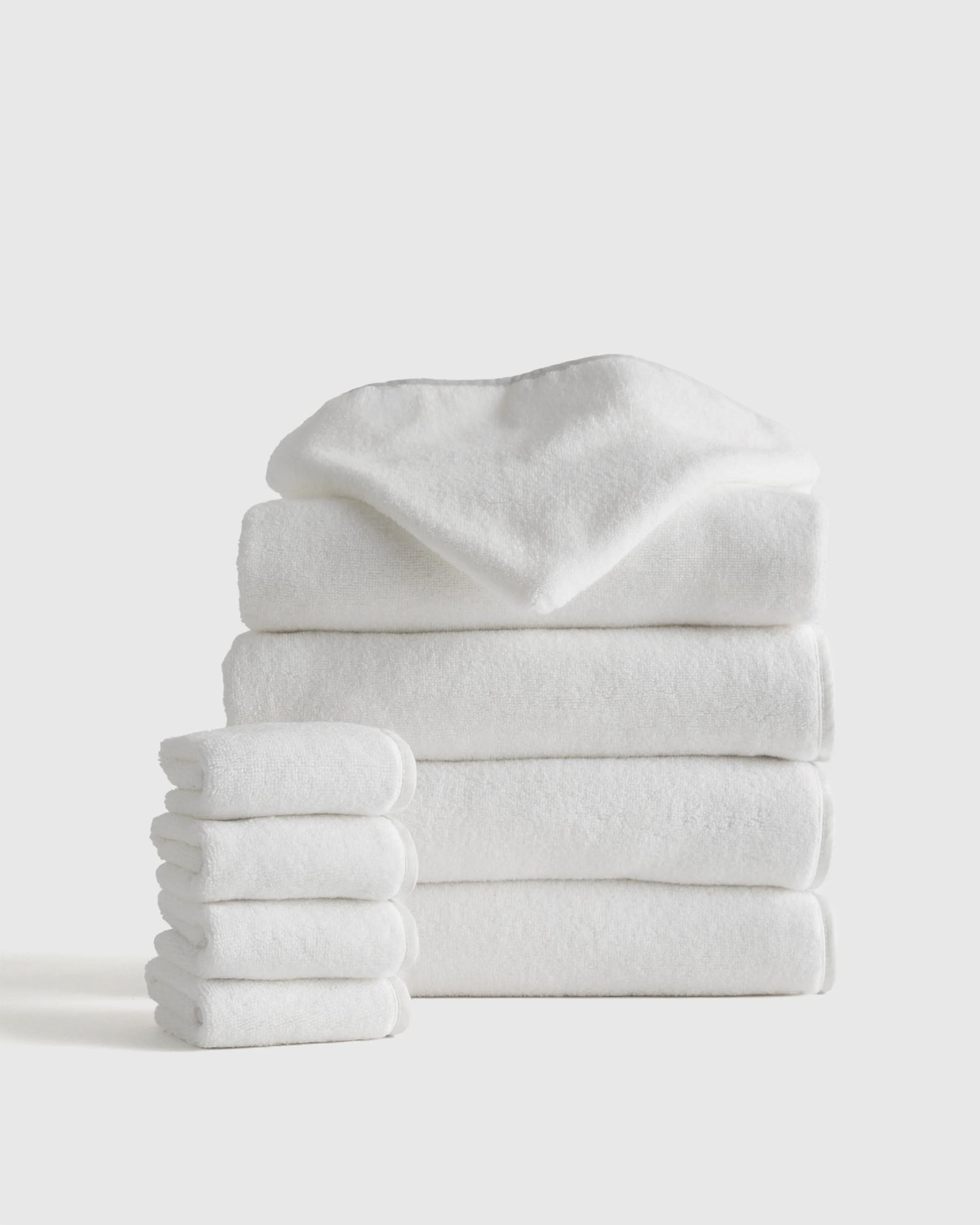 Organic Turkish Cotton Kids Bath Bundle 8-Pack - One Size / Light Blue