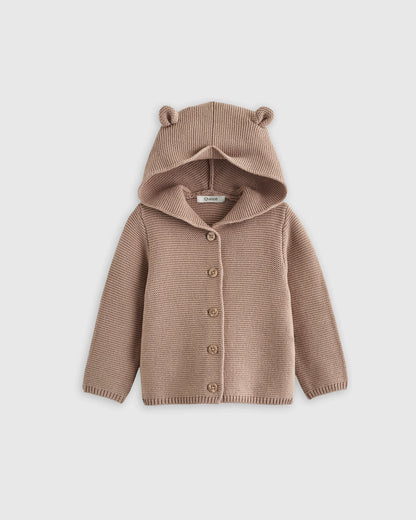 100% Organic Cotton Sweater Set - 0-3M / Ivory