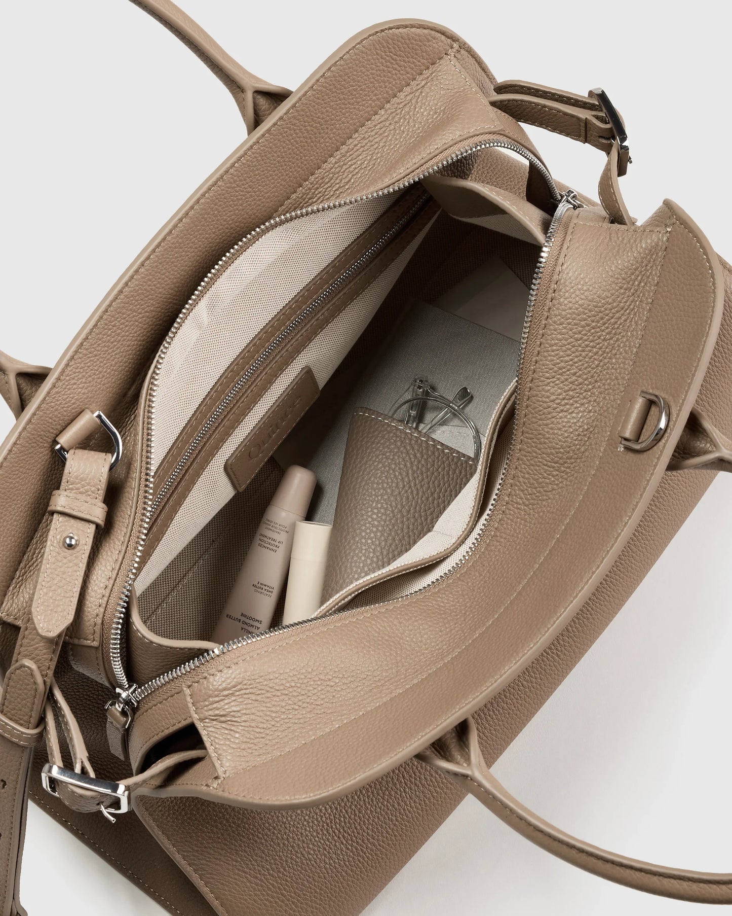 Hudson Satchel - One Size / Warm Taupe