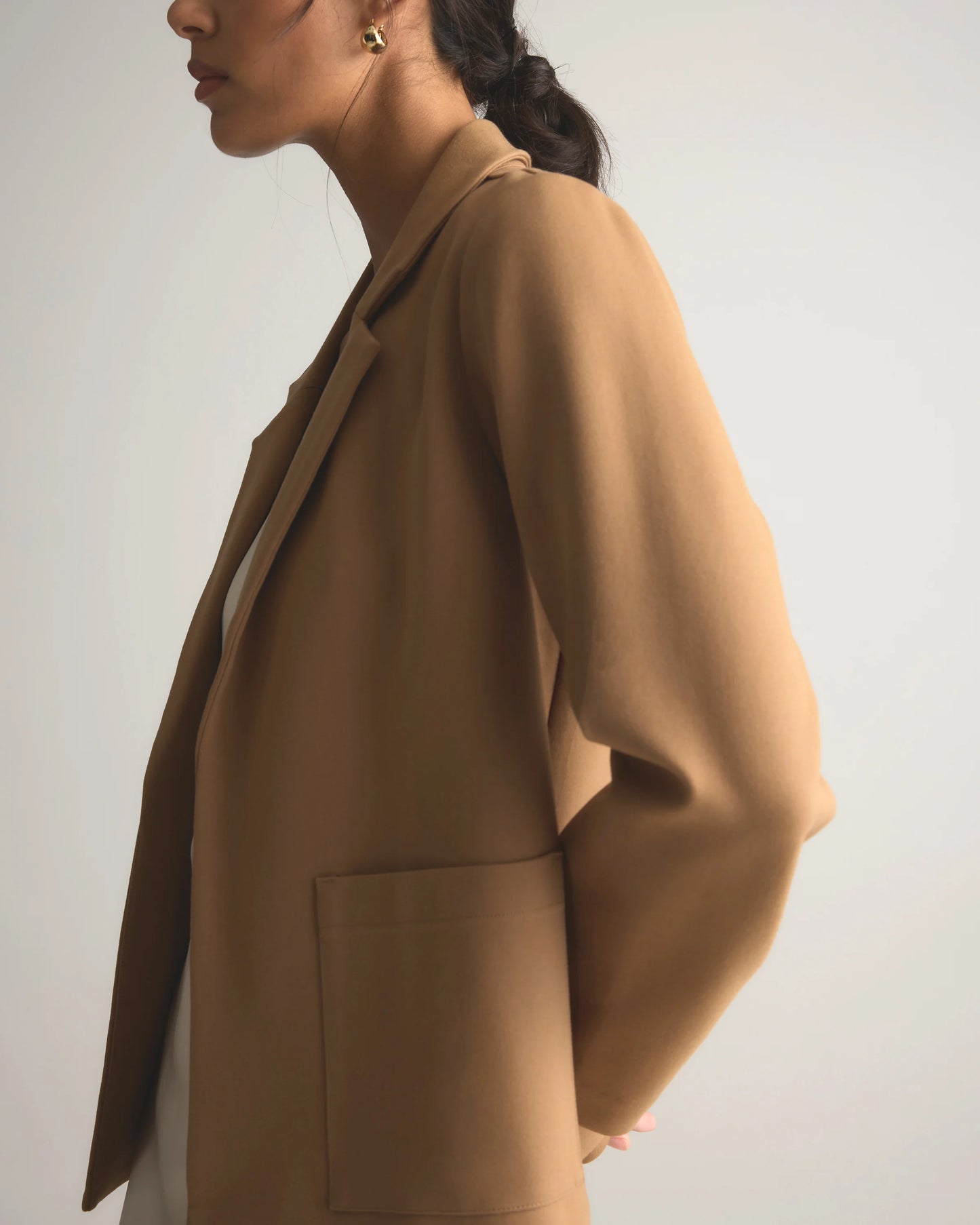Ultra-Stretch Ponte Open Blazer - XS / Black