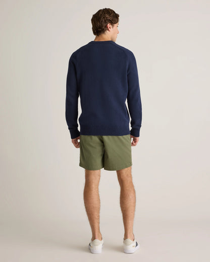Cotton Chino Drawstring Shorts - 7" - S / Trellis