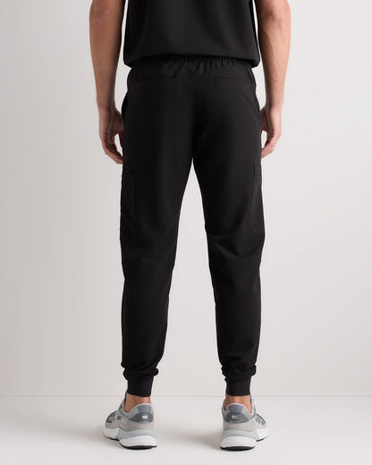 AeraFlex Scrub Joggers - S / Bold Black