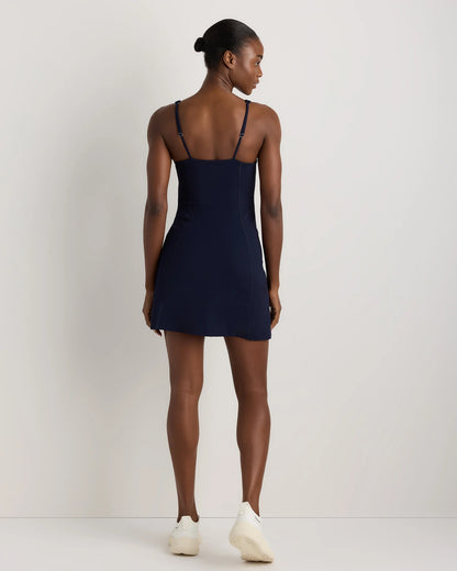 Power-Up Square Neck Dress - XS / Black
