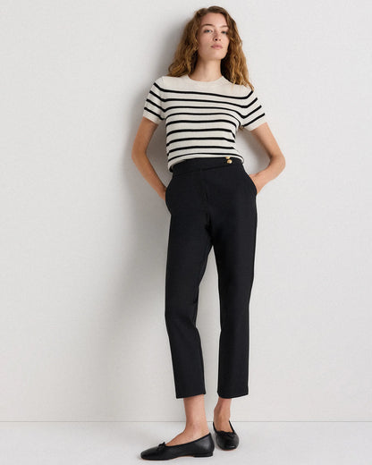 Scuba Slim Ankle Pants - 0 / True Black