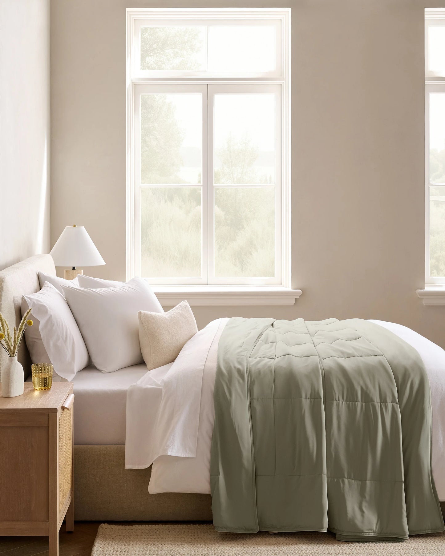 Bamboo Comforter - Twin / Soft Pink