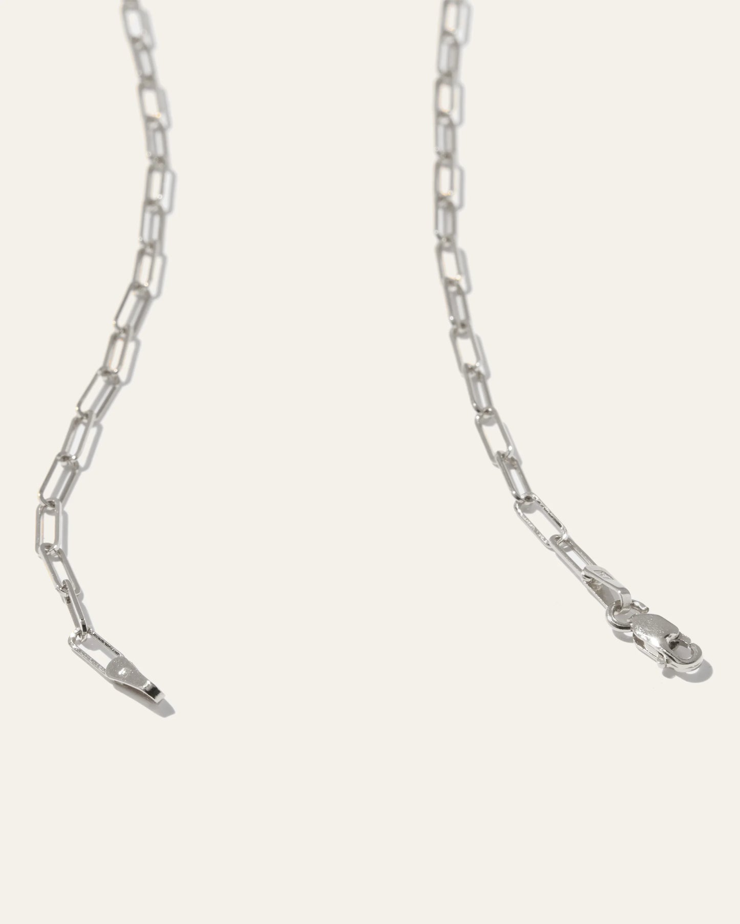 14K Gold Paperclip Chain Necklace - 2.7mm - 16" / Yellow Gold