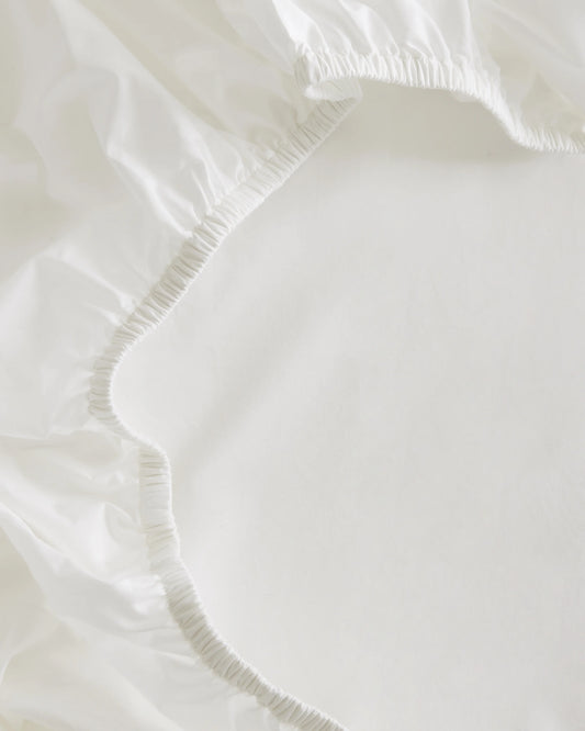 Organic Percale Gingham Crib Sheet 2-Pack - One Size / Blue Fog