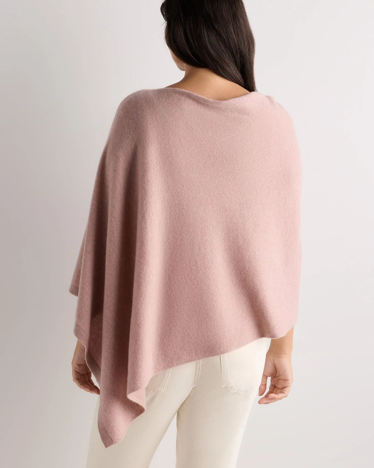 Mongolian Cashmere Nursing Shawl - One Size / Heather Vintage Pink