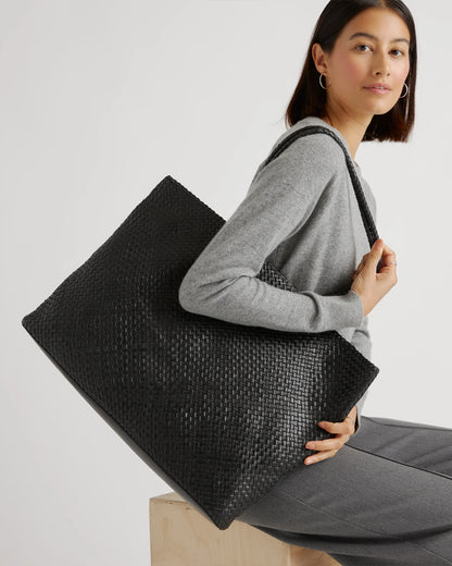 Siena Handwoven Tote - One Size / Taupe