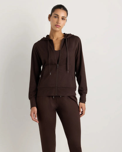 Flowknit Full-Zip Hoodie - XS / Heather Deep Navy