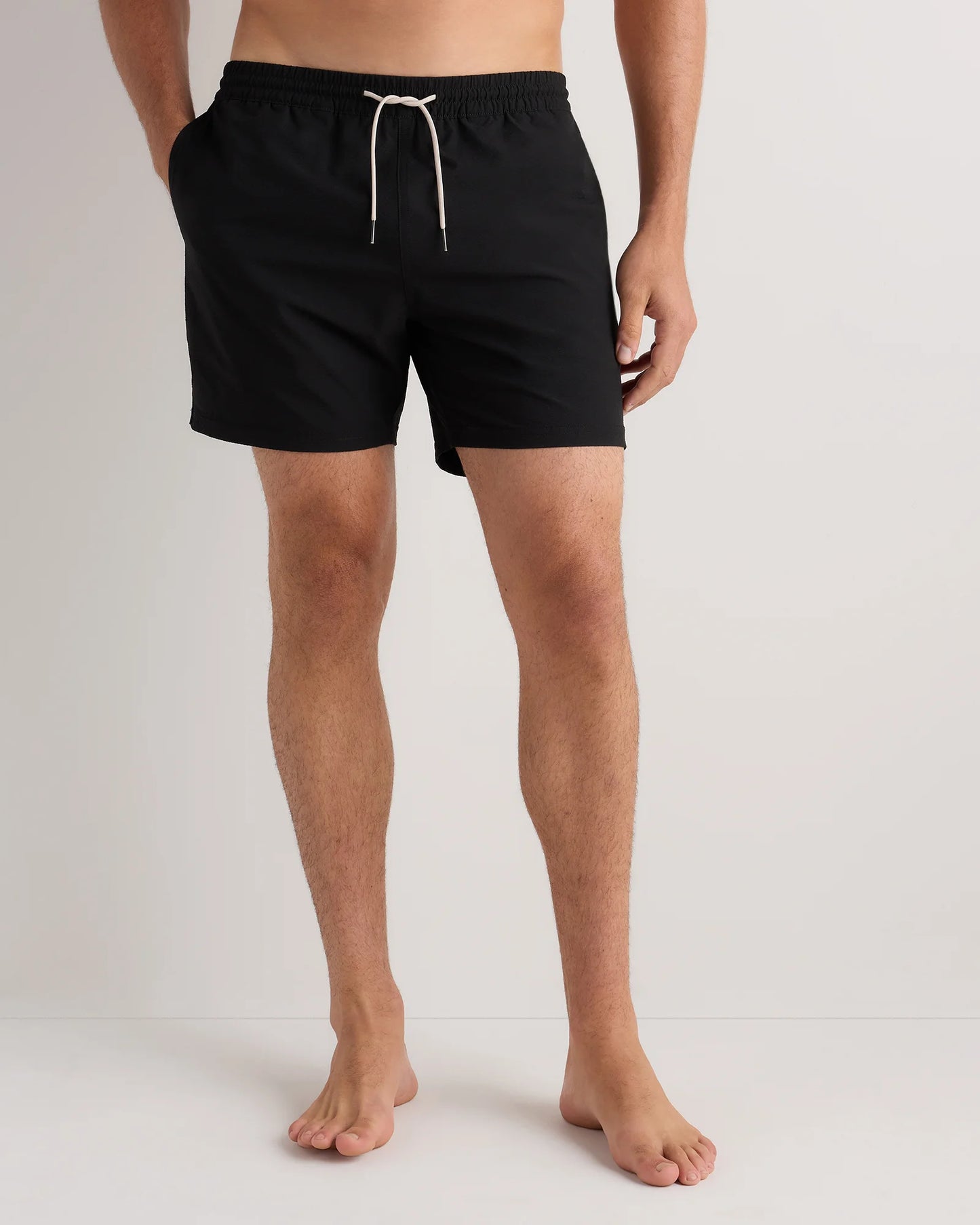 Seersucker Swim Trunks - 5.5" - S / Navy Seersucker