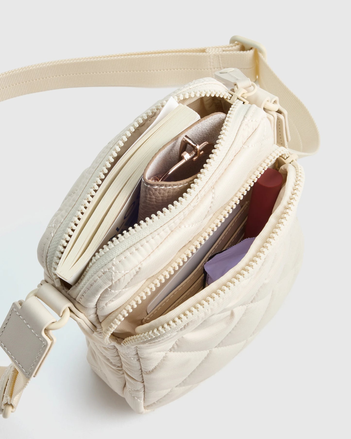 Transit Quilted Phone Crossbody - One Size / Navy