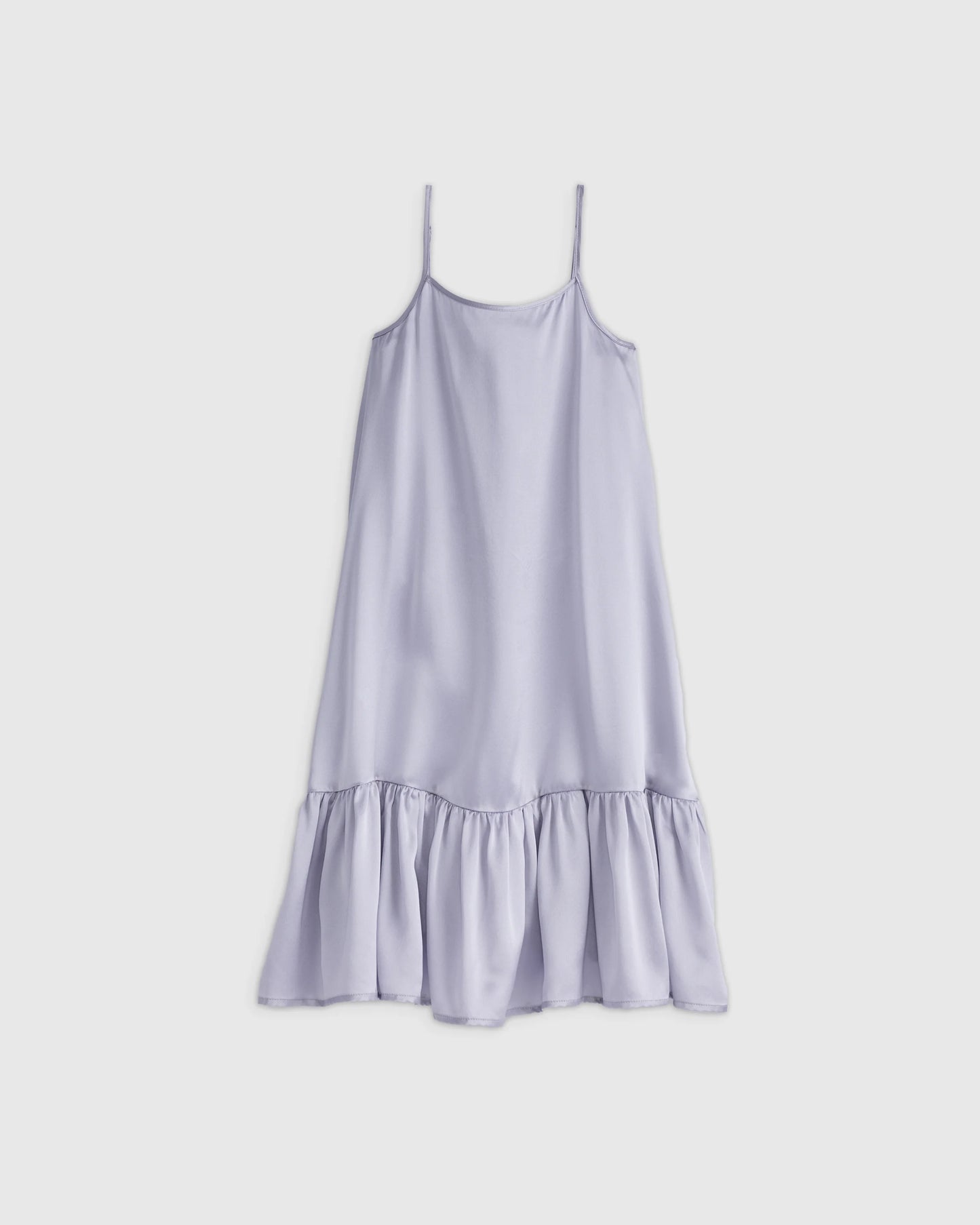 100% Washable Silk Dress - 2T / Grey Lilac