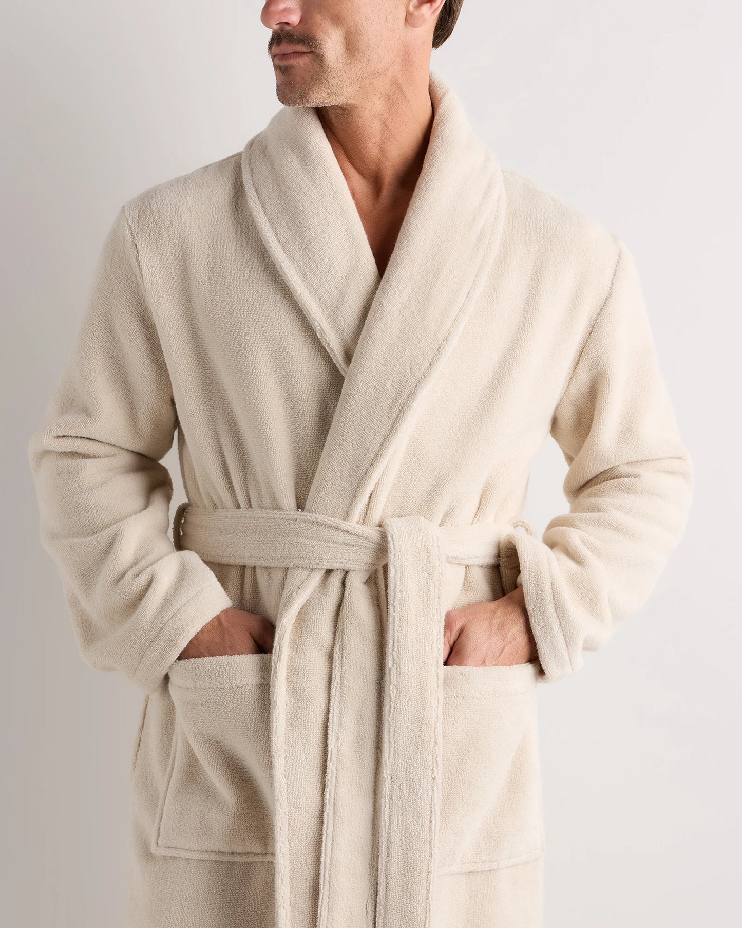 Turkish Cotton Terry Robe - XS / White