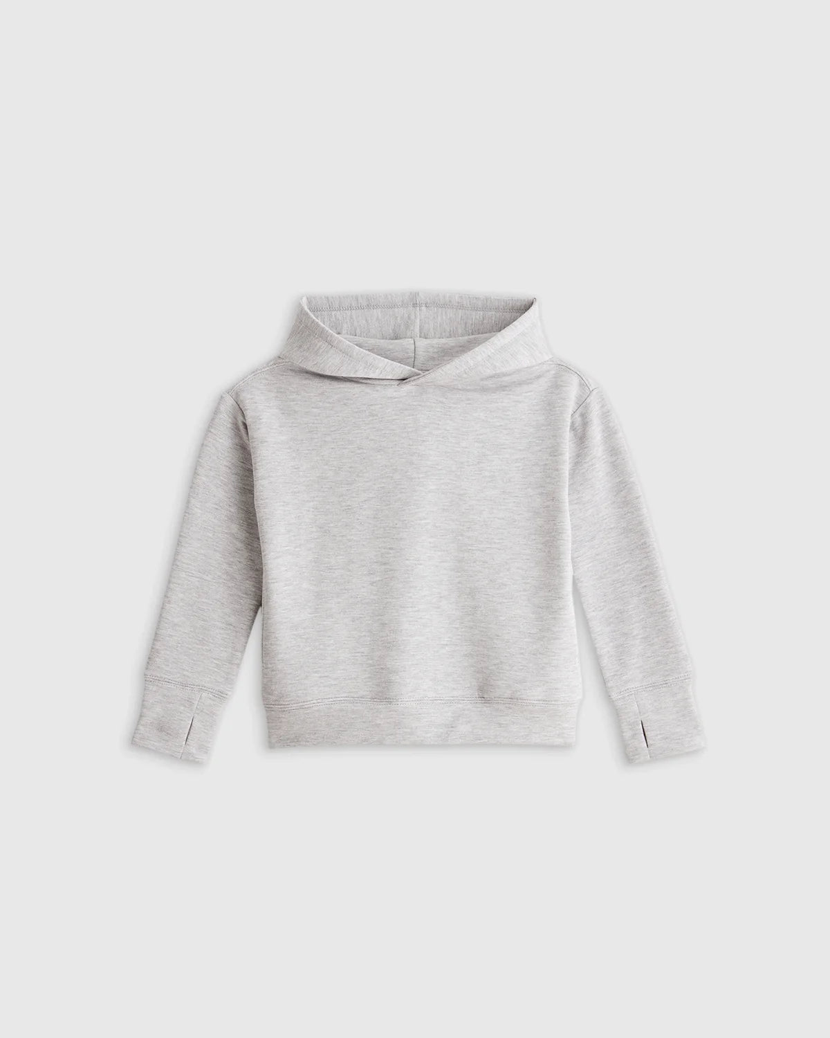 Girls SuperSoft Fleece Crop Pullover Hoodie - 2T / Off-White