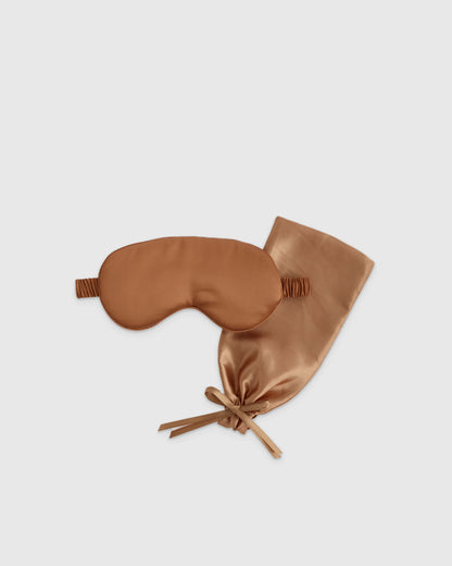 Mulberry Silk Beauty Sleep Mask - One Size / Soft Pink