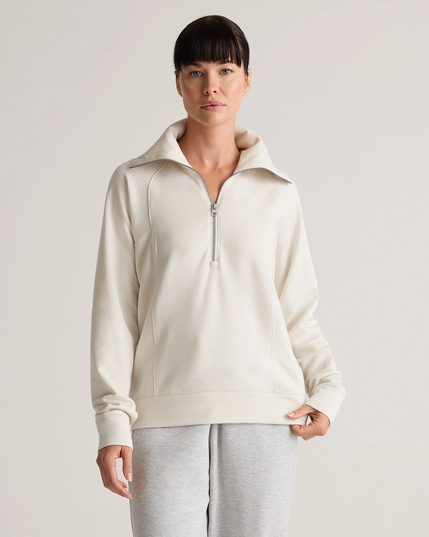 SuperSoft Fleece Half Zip - XS / Dried Fig