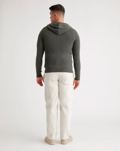 Mongolian Cashmere Full-Zip Hoodie - S / Teak