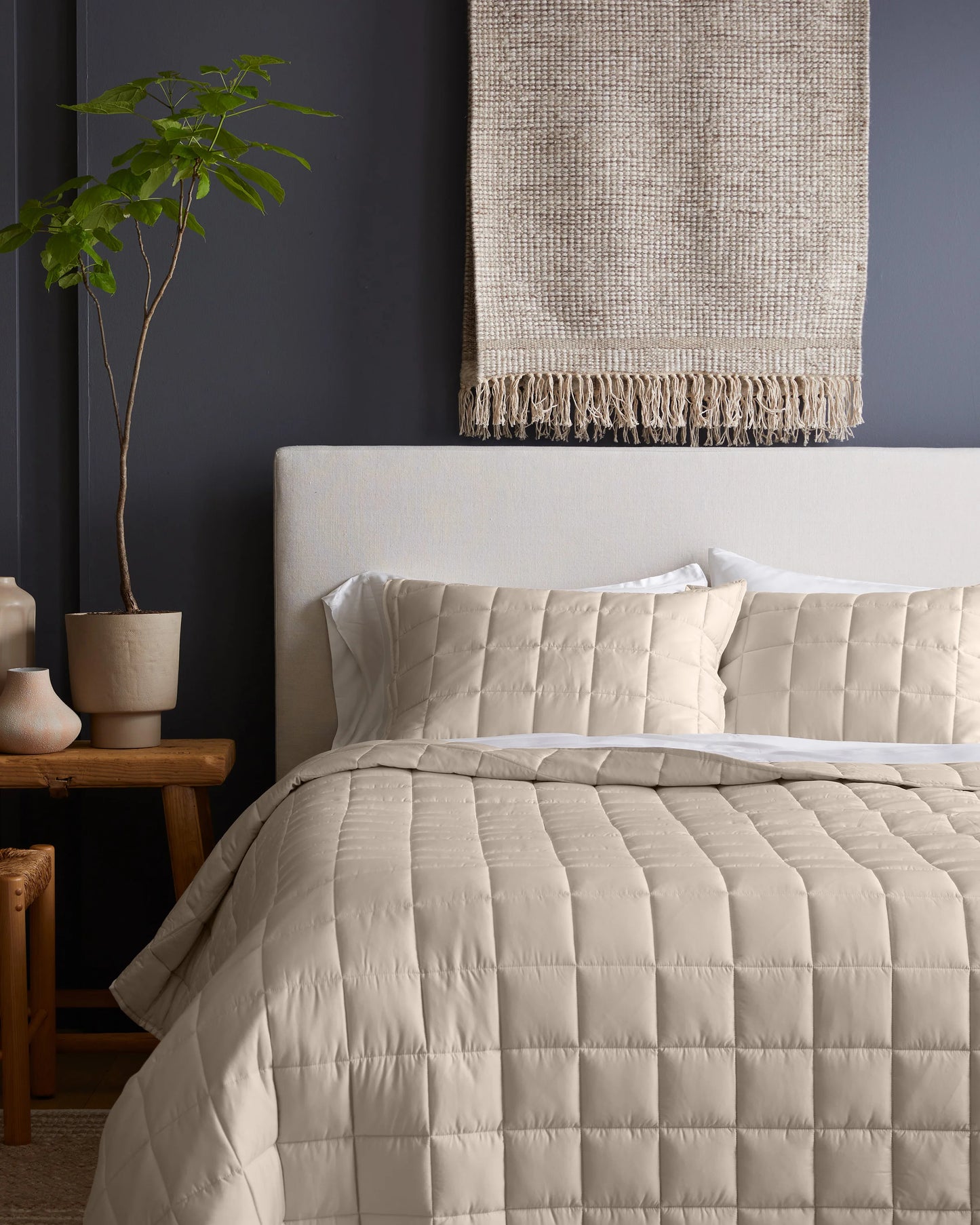 Bamboo Box Quilt Set - Twin / Sage