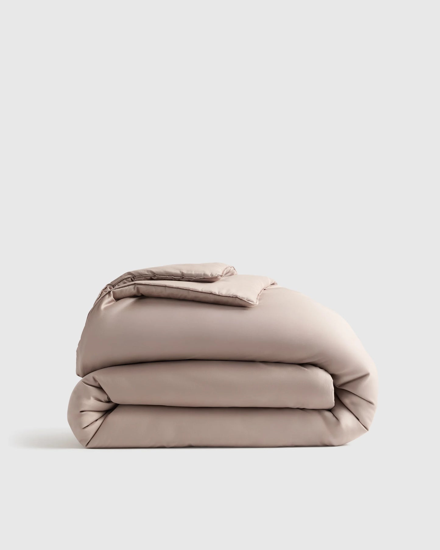 Organic Cotton Sateen Comforter - Twin / Mineral