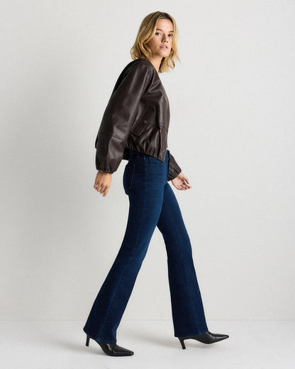 Luna Stretch Flare Jeans - 24 / Black