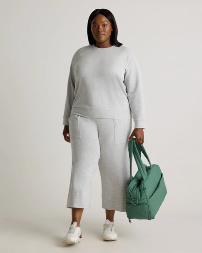 SuperSoft Fleece Crew - 1X / Dried Fig