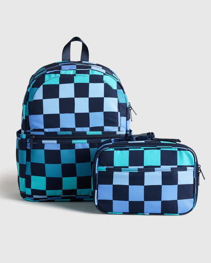 Recycled Double Pocket Backpack - One Size / Rainbow Clouds