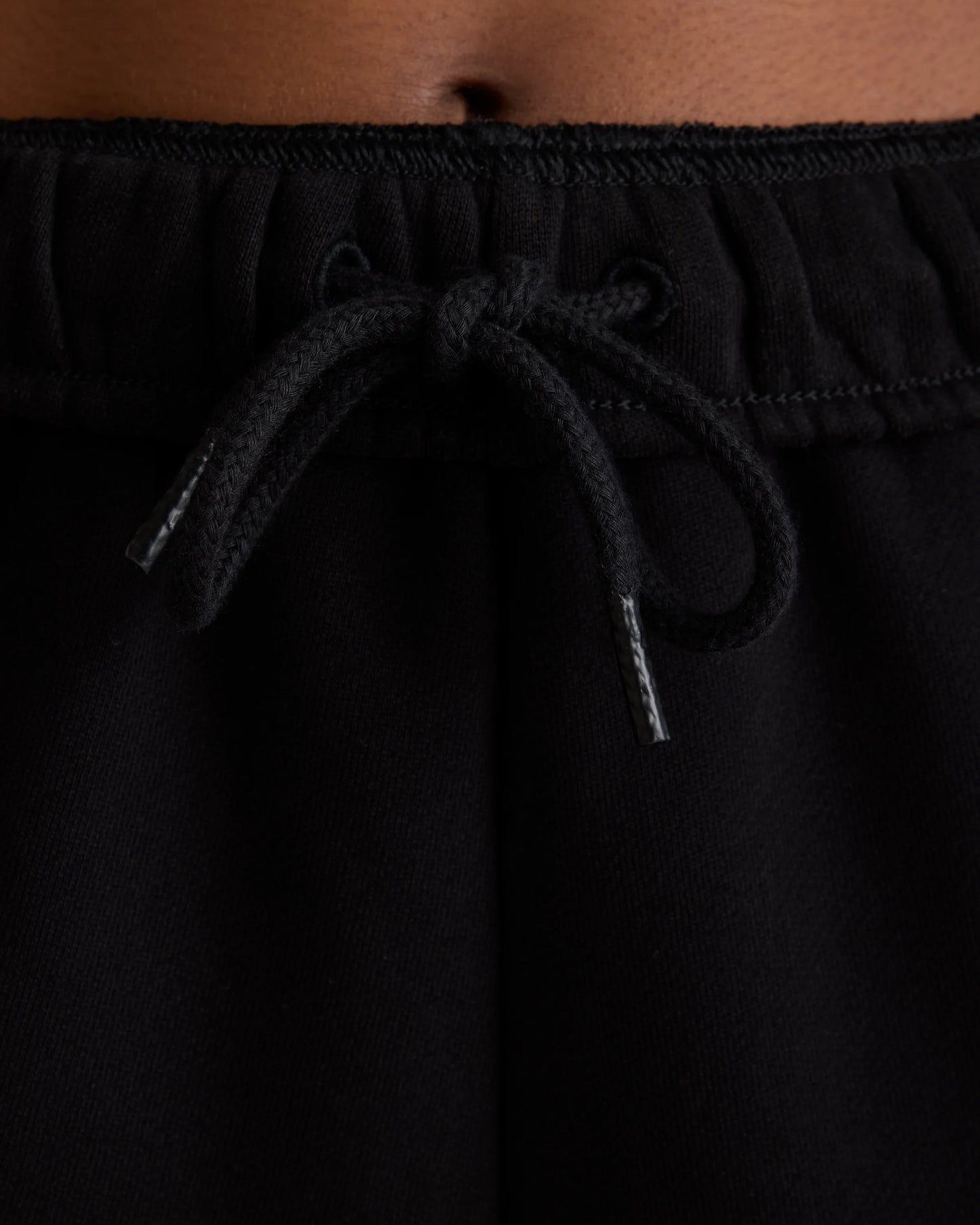 Organic Heavyweight Fleece Straight Leg Sweatpants - XS / Black