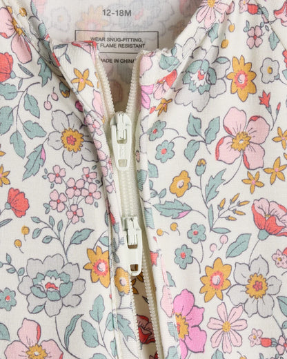 Bamboo Shortie Onesie Pajama - 0-3M / Blue Cars