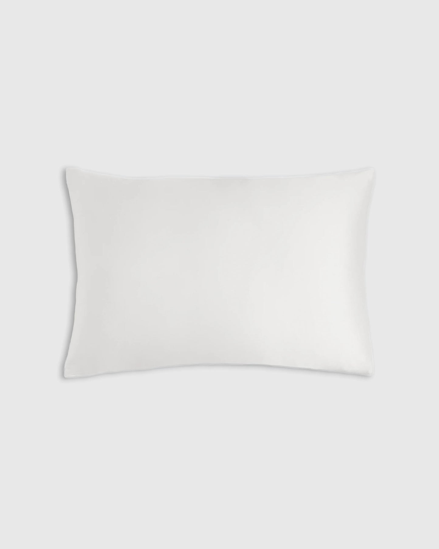 100% Mulberry Silk Pillowcase - Standard / White
