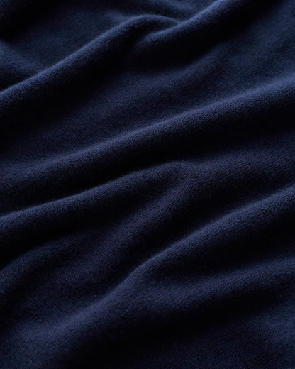 Mongolian Shrunken Cashmere Sweatshirt - XS / True Navy
