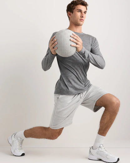 Supersoft Fleece 7.5" Sweatshorts - S / Heather Oatmeal