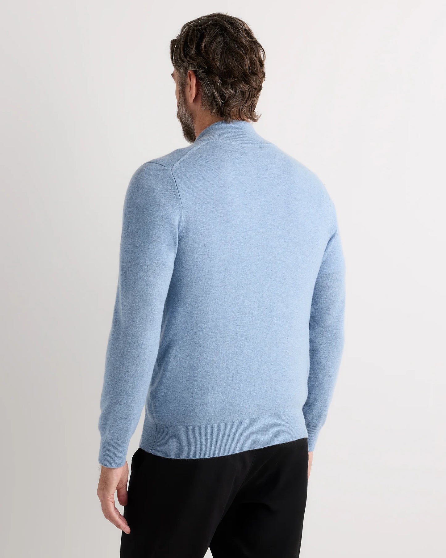 Mongolian Cashmere Full Zip Sweater - S / Teak