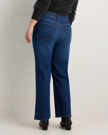 Curvy Bella Stretch Relaxed Straight Jeans - 24 / Charcoal Black
