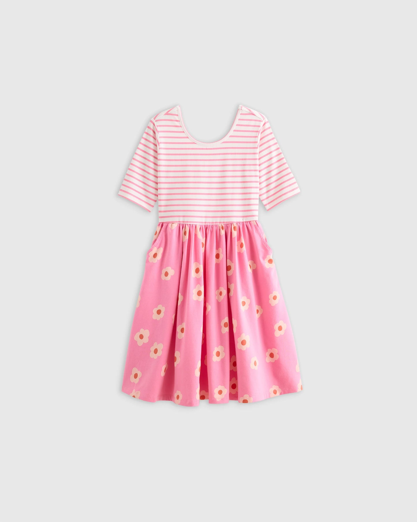 Organic Cotton Skater Dress - 2T / Sweet Cherries